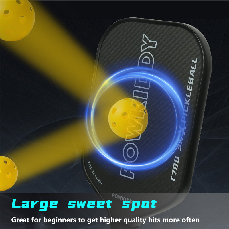 1pc Pickleball Paddle thickness 16mm | T700 3K Carbon Fiber with PP Honeycomb Core | Enlarged Sweet Spot | Comes with exquisite gift boxes | Gifts by Men and Women|Compliant with USAPA Certification!