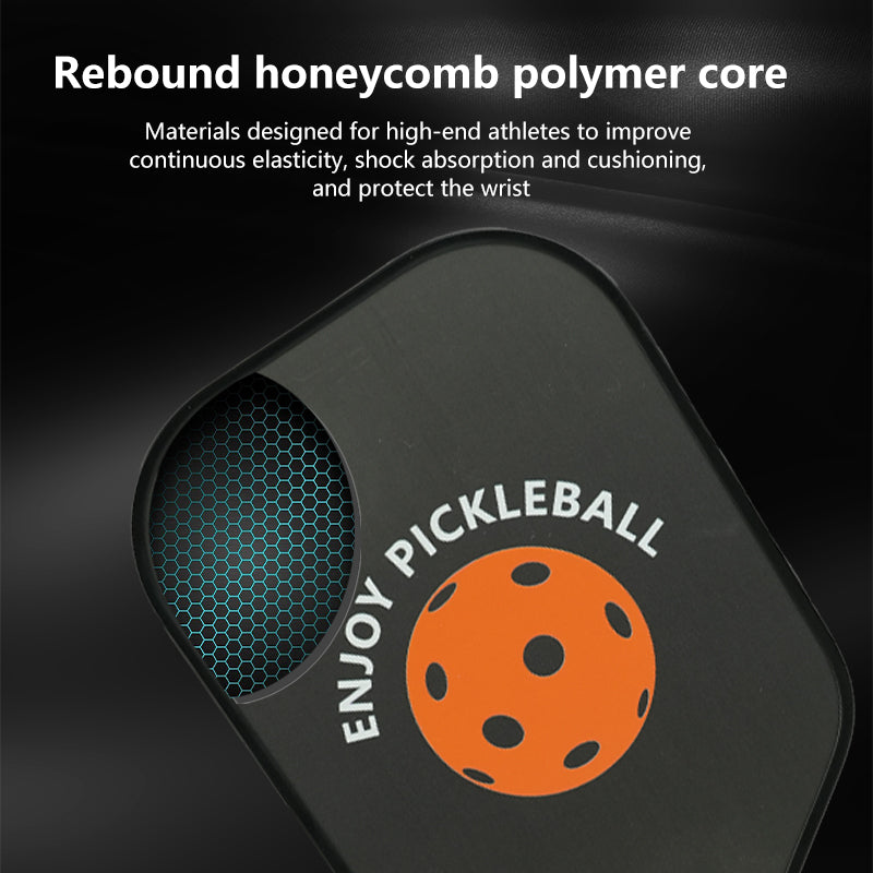 Powkiddy 16mm Pickleball Paddle|T300 Carbon fiber material