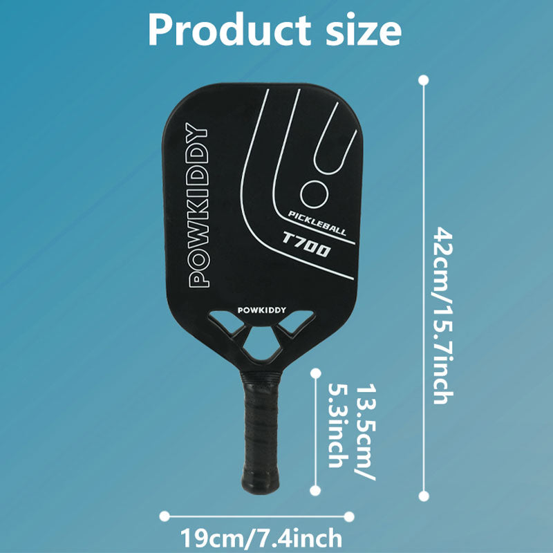 POWKIDDY Pickleball Paddle | T700 Thermoformed Carbon Fiber Pickleball Paddle!