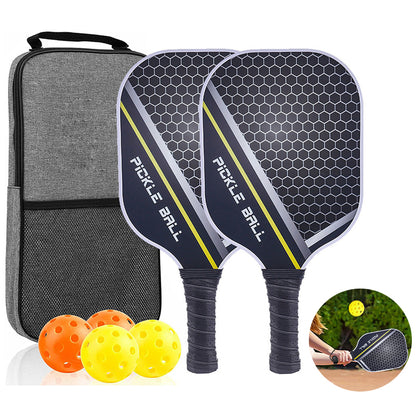 Powkiddy 12mm Pickleball Paddles ｜ Carbon Fiber material